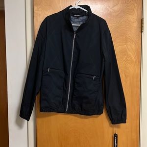 Karl Lagerfeld  Paris Men's Long Sleeve Bomber Jacket